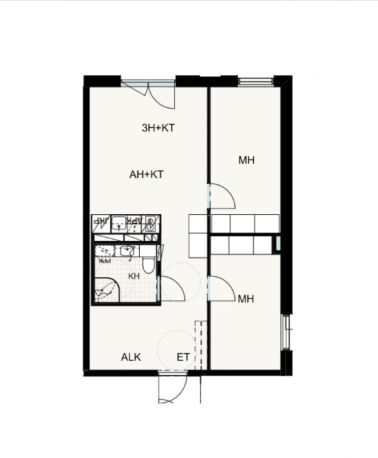 Forenom Aparthotel Tampere Kaleva 외부 사진