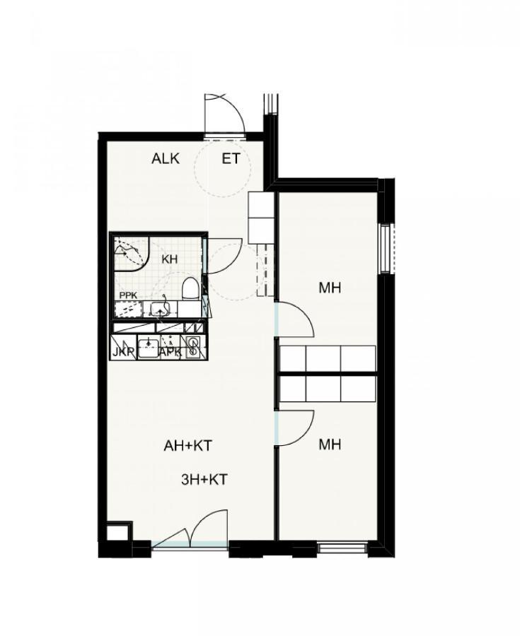 Forenom Aparthotel Tampere Kaleva 외부 사진